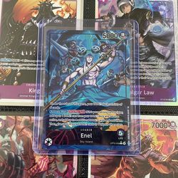 Enel alternate art leader one piece Tcg
