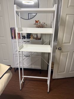 Toilet storage shelf