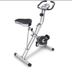 Upright Exercise Bike with Heart Pulse Sensors and LCD Monitor, Cardio Fitness, 300lbs Weight Capacity