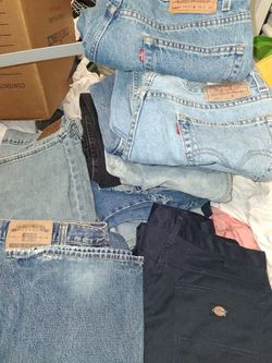 Over 20 Pairs Of 36x30 Jeans