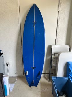 6’-8” JZ Fish Surfboard & Carve Bag