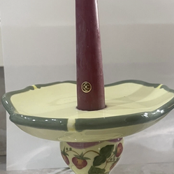 Partylite Strawberry Garden Lites Taper / Ball Candle Holder, P8094 Strawberry