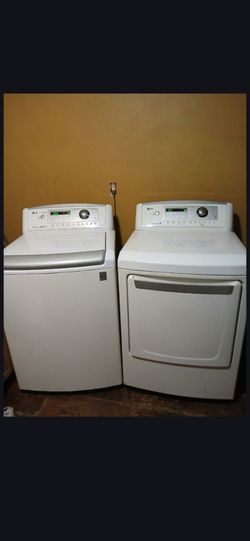 Lg washer and dryer set