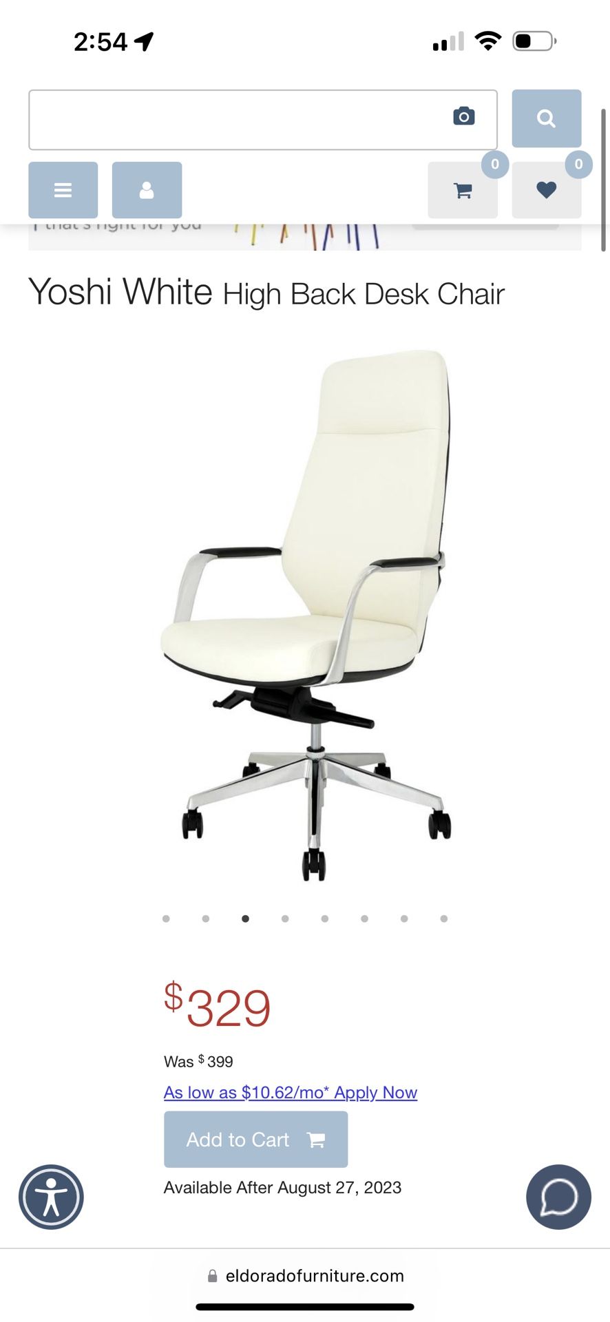 High Back Desk Chair