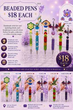 Beadable pens