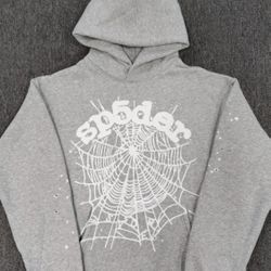Light Grey Spider Hoodie
