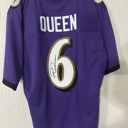 Baltimore Ravens Patrick Queen Autographed Custom Jersey 