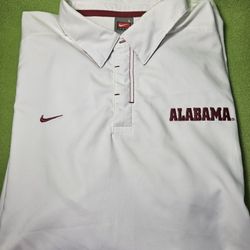 Mens Large Nike Alabama Polo Shirt