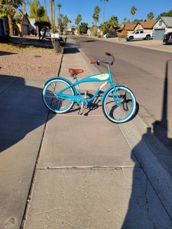Twenty six inch nineteen thirty seven replica bike, like new new tires, new tubes.Ready to go