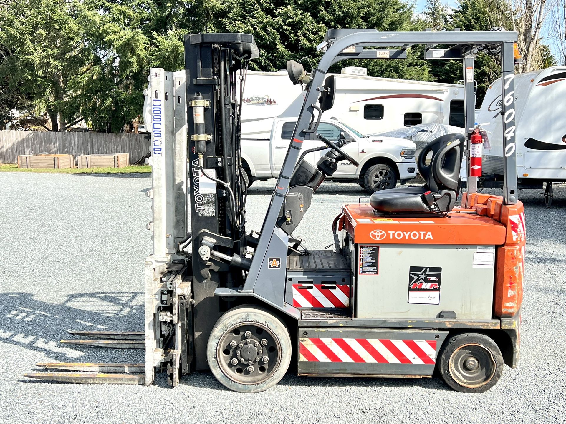 Toyota Forklift Electric 5,000 lb Capacity 