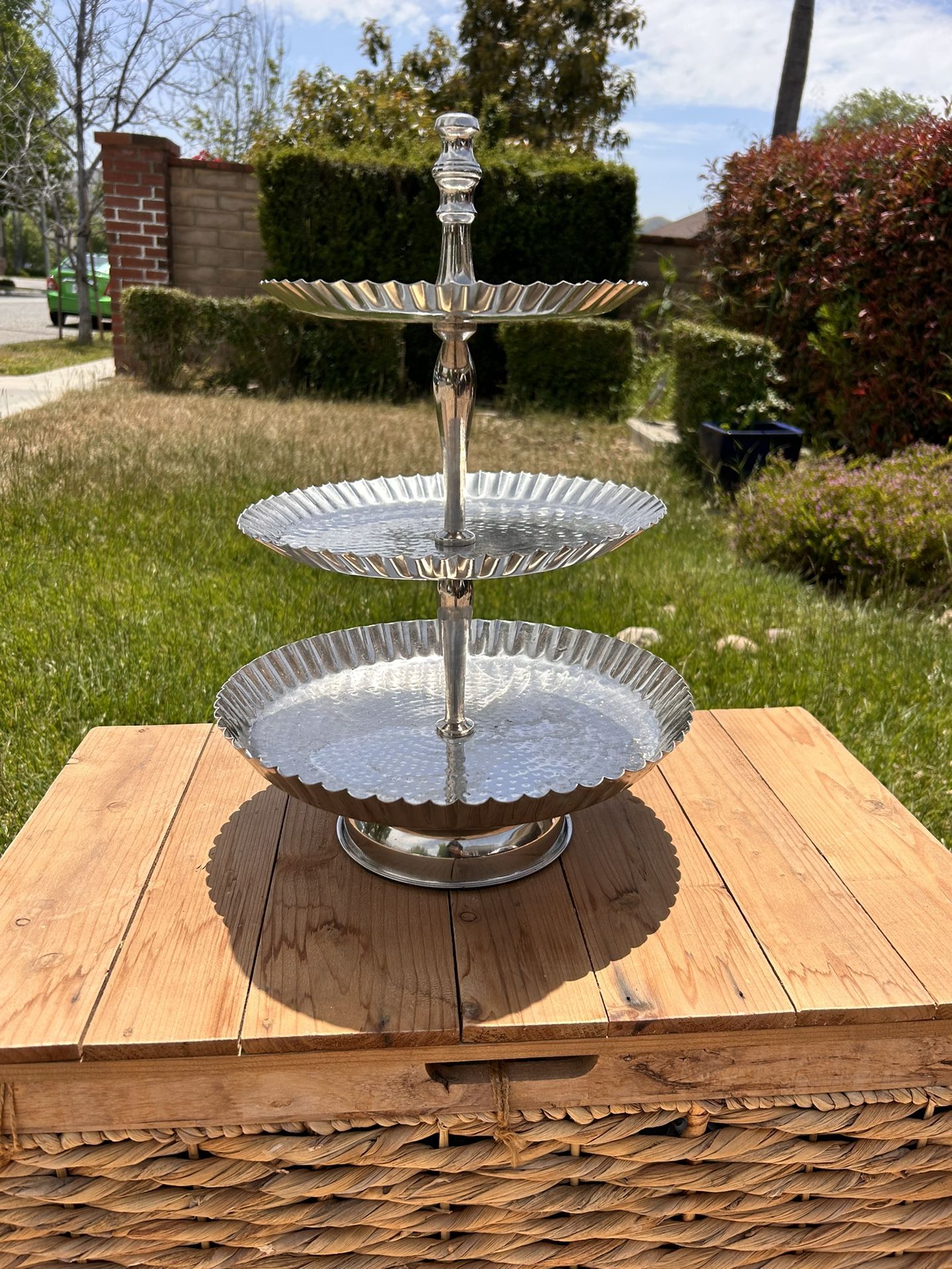 Cake and Desert Stand Silver