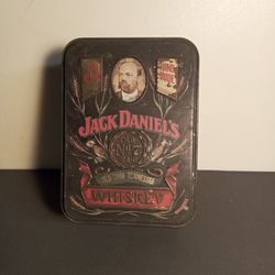 Vintage Jack Daniel's Old NO. 7 Tin Storage Box