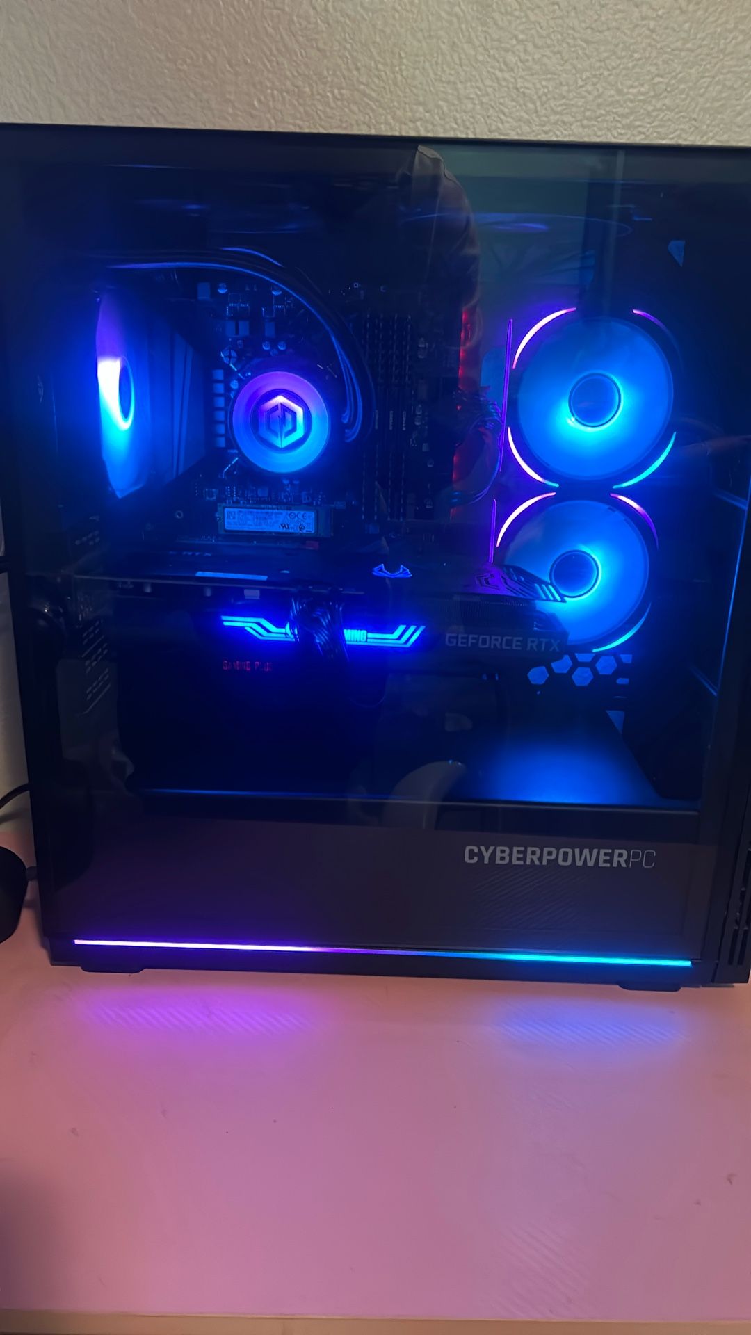Liquid Water Cooling Gaming PC Desktop —I7-8700k / RTX 3070 Ti/ 64GB DDR4/2TB