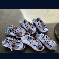Disney Frozen 6-pk Socks Size 4-10