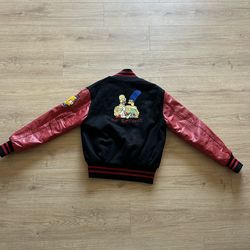 Vintage Varsity Jacket: vintage Stewart & Strauss (The Simpson cast limited editon)