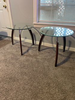 Glass coffee  table set $35