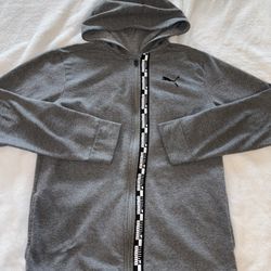 Puma Boy’s Spell-Out Heathered zip up Hoodie Jacket. Sz. XL 18-20
