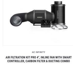 Ac Infinity 4” Inline Filter Kit