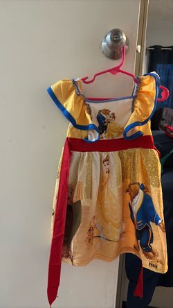 Beauty and the beast toddler dress