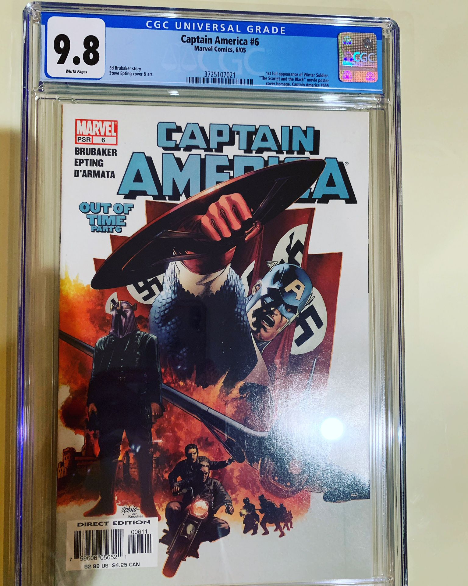 Marvel Comics 1st Winter Soldier: Captain America