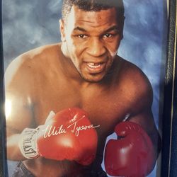 Mike Tyson Autographed Pic