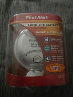 First Alert Smoke & Fire Alarm (New)