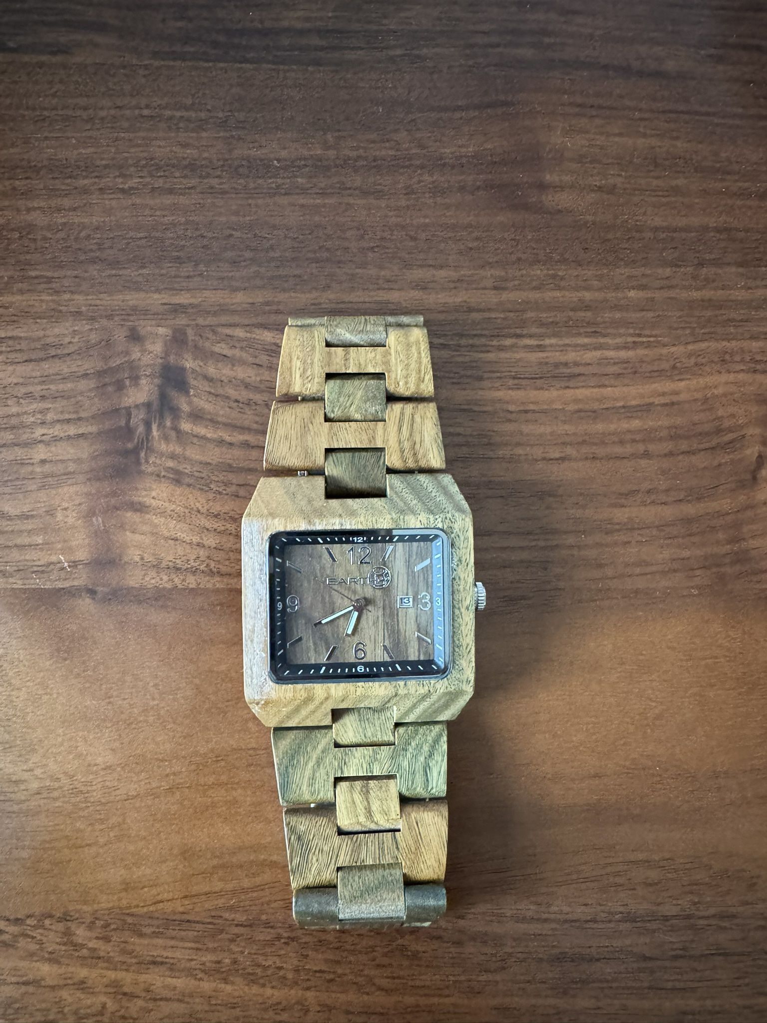 Earth Olive Wood Watch (Beautiful Grain)