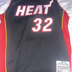 Mitchell & Ness Miami Heat Shaq Jersey Sz M