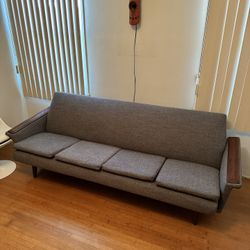 Mid Century Modern Danish Couch Bed Sofa