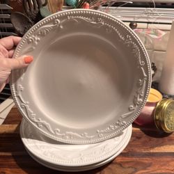 White Plate Set 