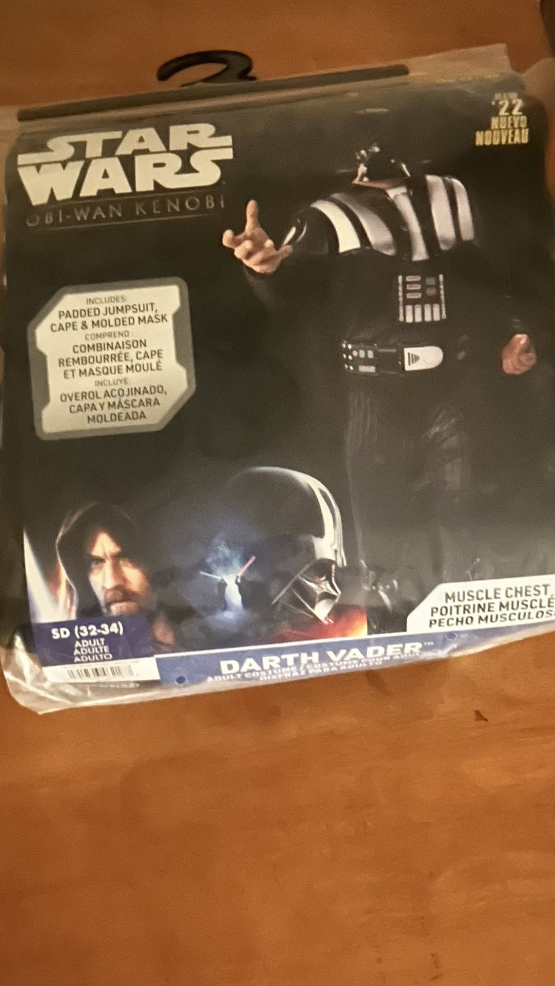 Brand New Adult Men’s Size Darth Vader Costume Set