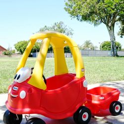 Cozy Coupe And Trailer 