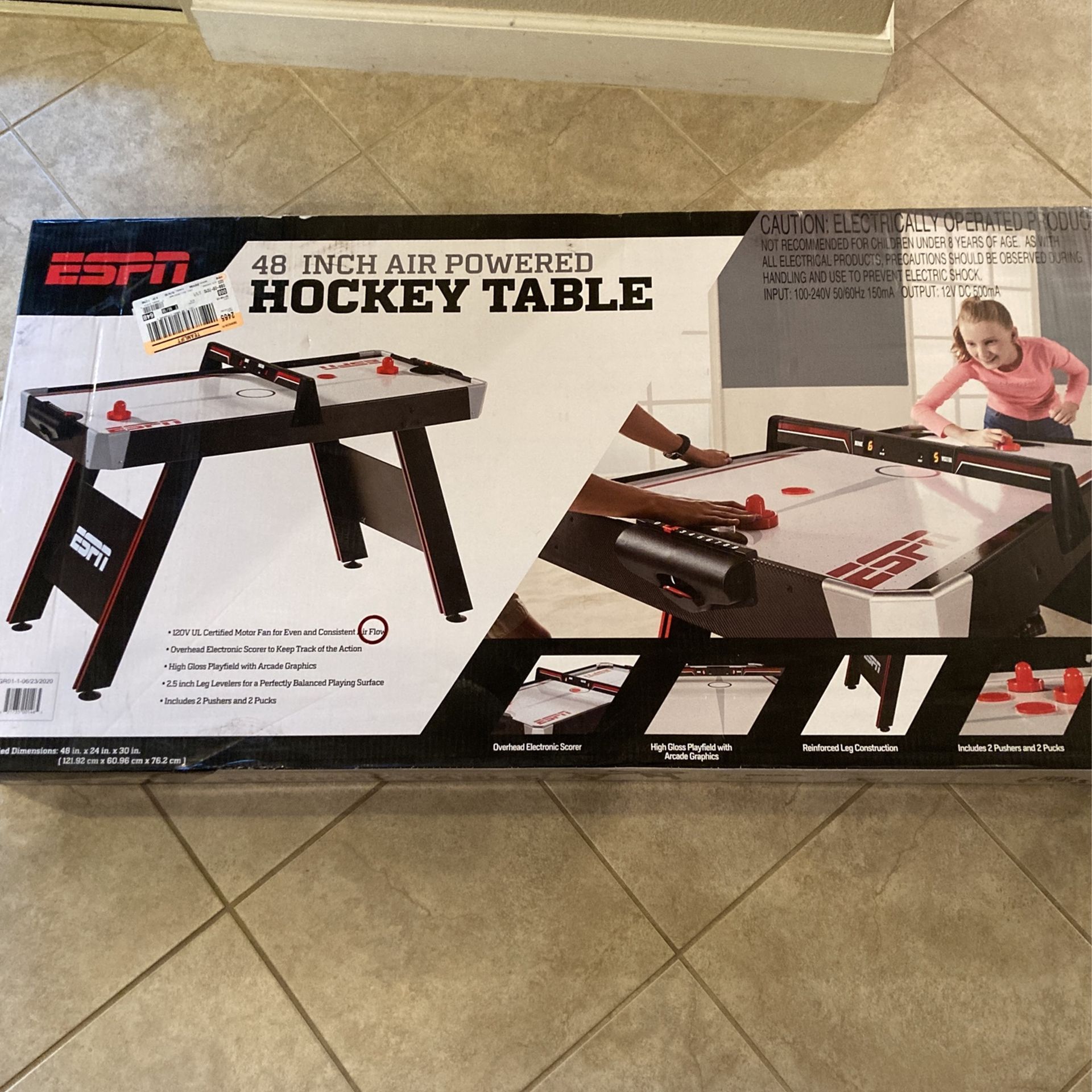 ESPN 48 Inch Air Powered Hockey Table