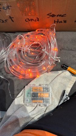 Rope and twinkle lights