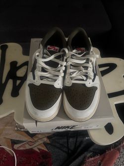 Jordan 1 Travis Scott olive size 9.5