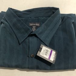 Van Heusen Mens Short Sleeve Button Down Size 2XLT Retails $60