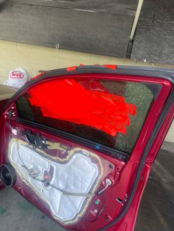 Door glass replacement