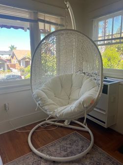 Modway Hanging Egg Chair with Stand
