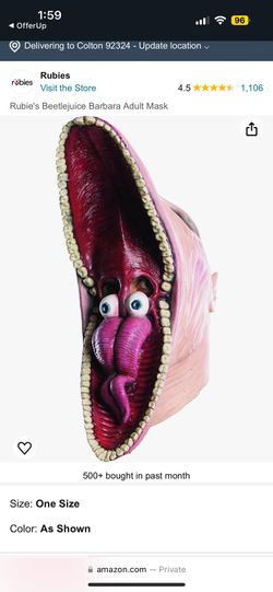 Beetlejuice Masks