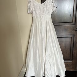 Designer Silk Wedding Dress