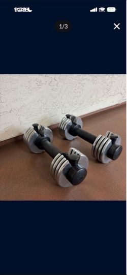 One Set - Pro-Form Fusion Space Saver 25 Adjustable Double Set (up to 12.5 lb each)