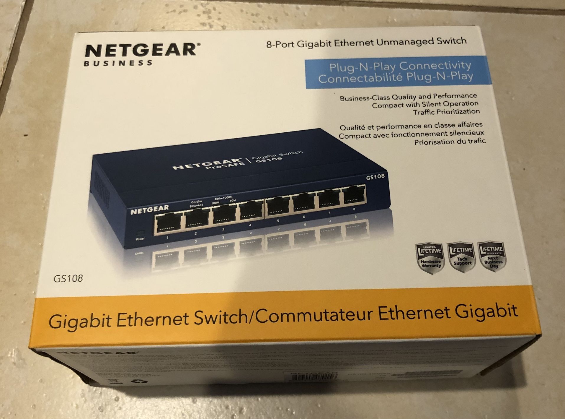 Netgear 8-Port Gigabit Ethernet Switch