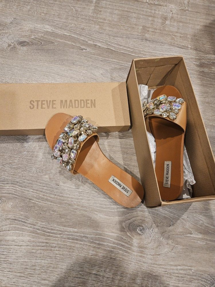 Steve Madden Brionna Rhinestone Sandals