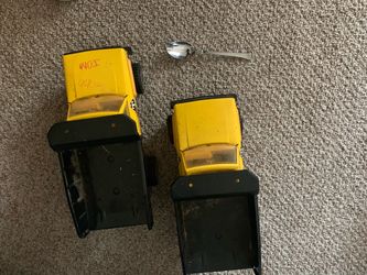 Two tonka trucks