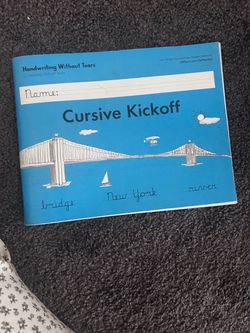 Cursive workbook