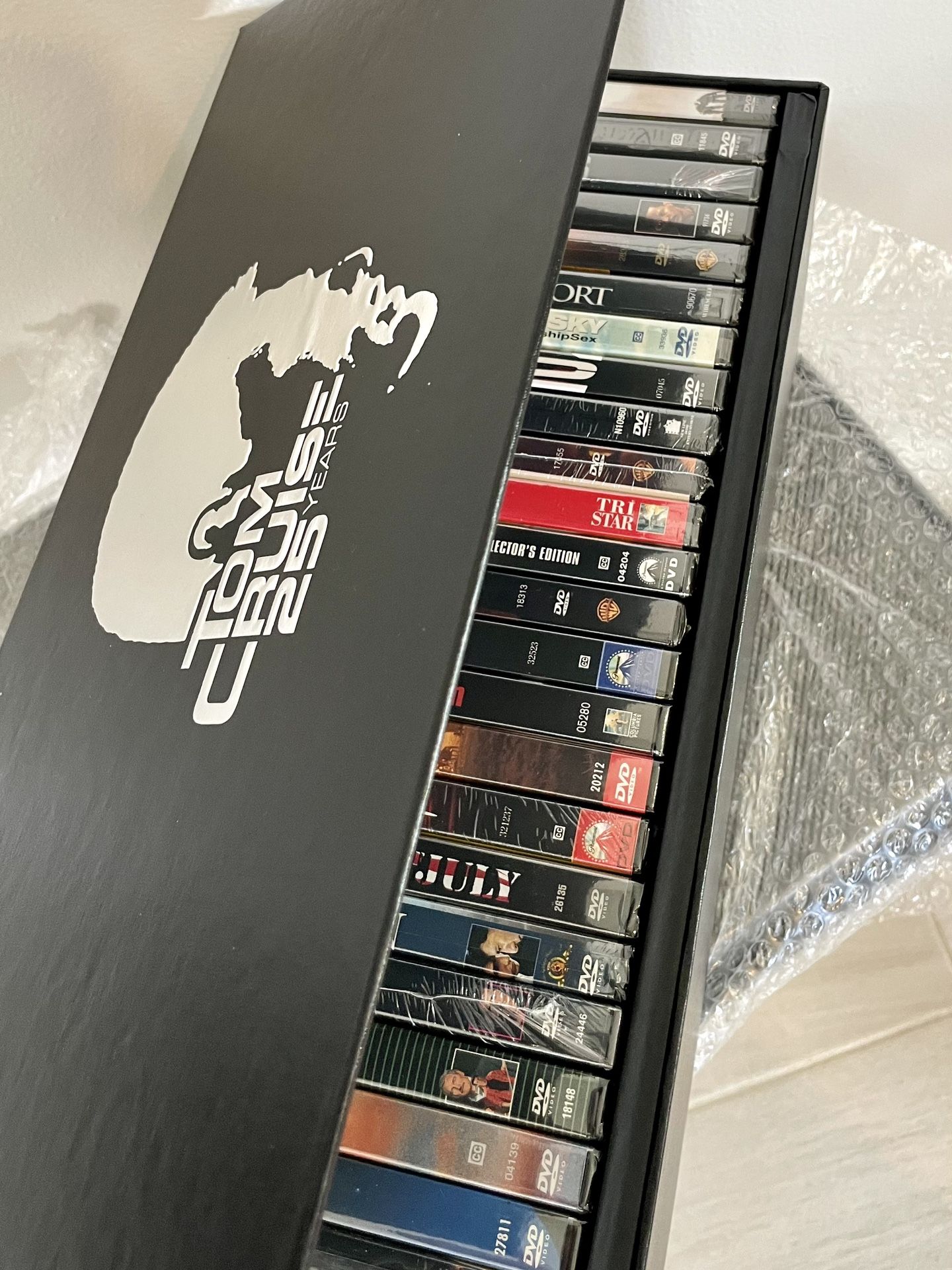 Rare Tom cruise 25 DVD Collection. Brand New All DVD’s Sealed. Collectors Box 