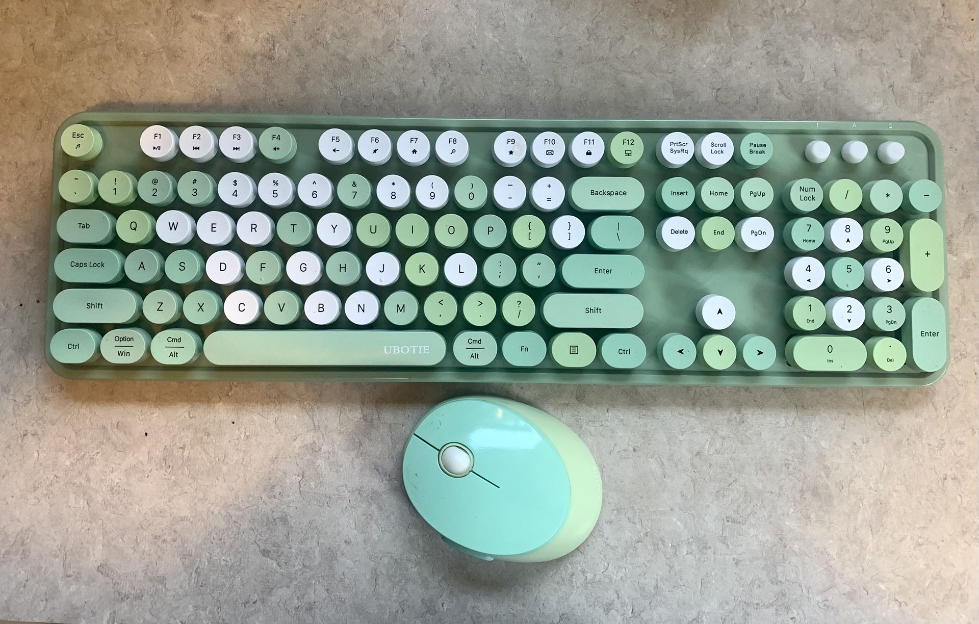 Cute Wireless Bubble Keyboard