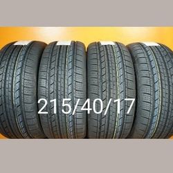 4 New Tires For Sale 215/40/17 We Service Motorcycle Tires