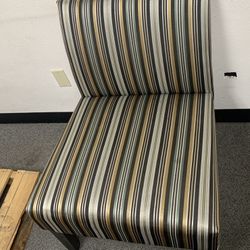 Comfy Couch Love Seat Striped Chair Barely Used 