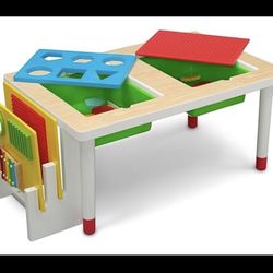Delta Children Play & Learn Sensory Table Delta Children Play and Learn Sensory Table for Kids, White/Primary